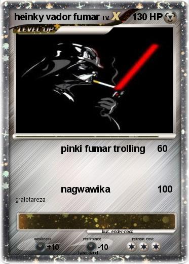 Pokemon heinky vador fumar