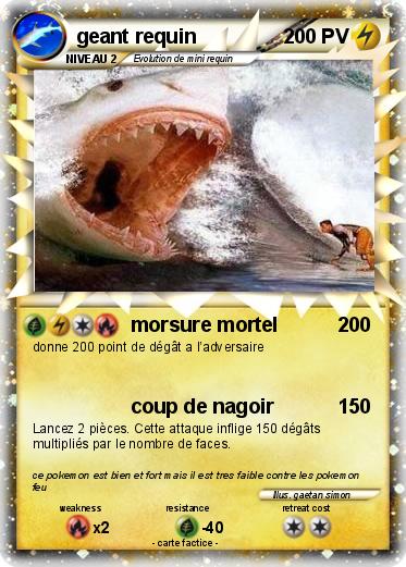 Pokemon geant requin
