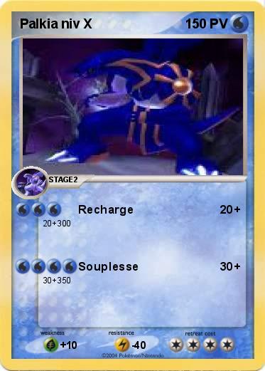 Pokemon Palkia niv X