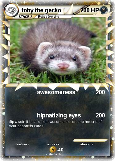 Pokemon toby the gecko