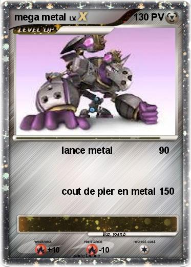 Pokemon mega metal