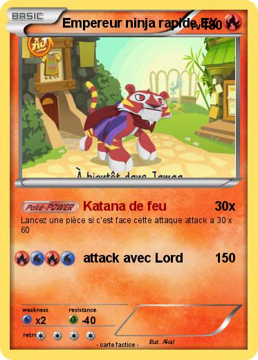 Pokemon Empereur ninja rapide EX