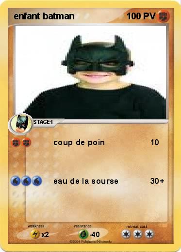 Pokemon enfant batman