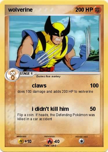 Pokemon wolverine