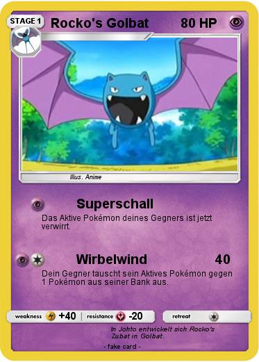 Pokemon Rocko's Golbat