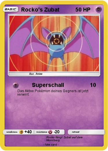 Pokemon Rocko's Zubat