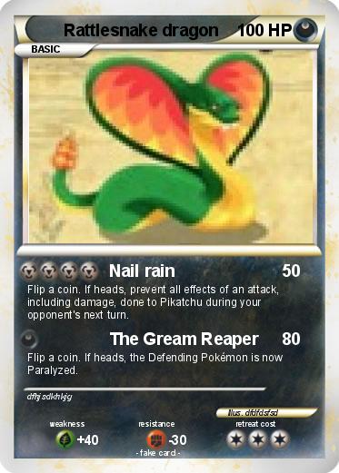 Pokemon Rattlesnake dragon