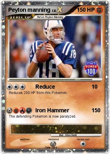 Pokemon Peyton manning