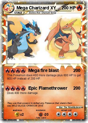 Pokemon Mega Charizard XY