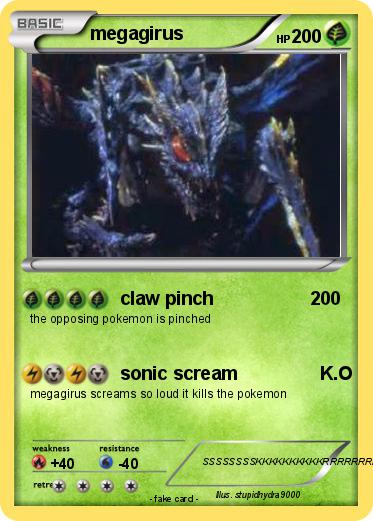 Pokemon megagirus