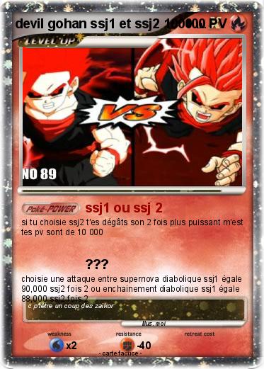 Pokemon devil gohan ssj1 et ssj2 1000