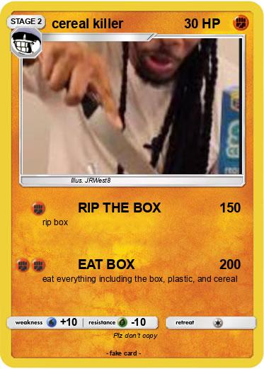 Pokemon cereal killer