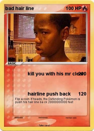 Pokemon bad hair line