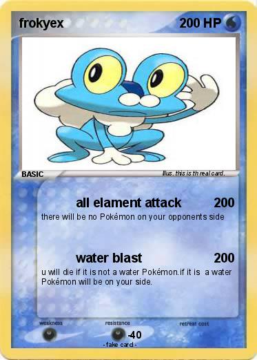 Pokemon frokyex