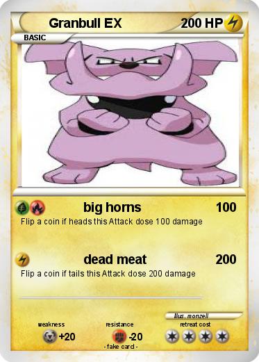 Pokemon Granbull EX