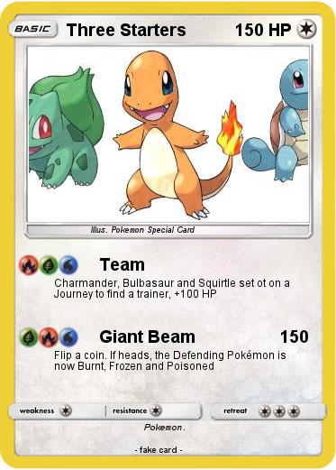 Pokemon Three Starters
