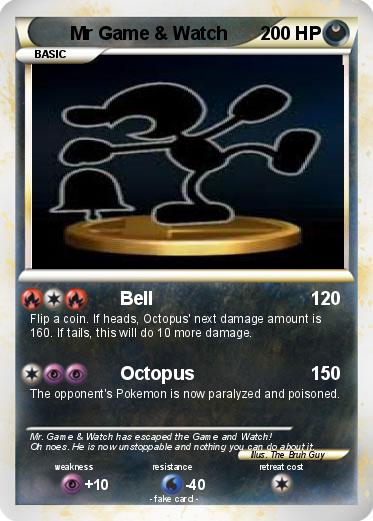 Pokemon Mr Game & Watch