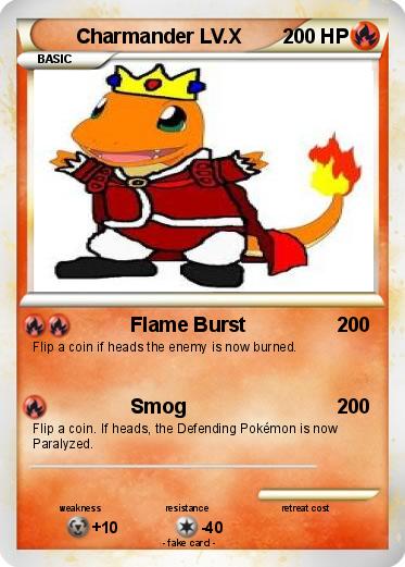 Pokemon Charmander LV.X