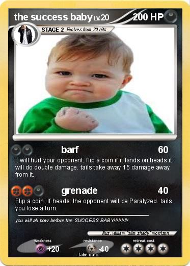 Pokemon the success baby