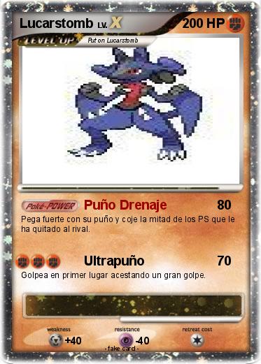 Pokemon Lucarstomb