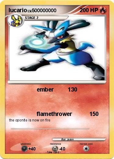 Pokemon lucario