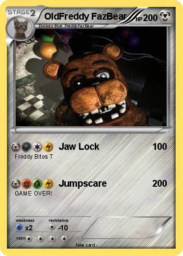 Pokemon OldFreddy FazBear
