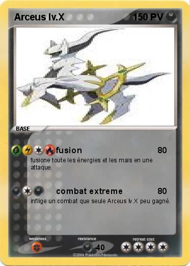 Pokemon Arceus lv.X