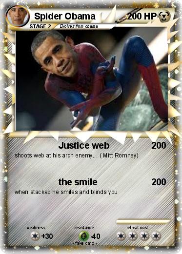 Pokemon Spider Obama