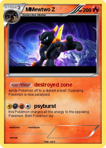 Pokemon MMewtwo Z