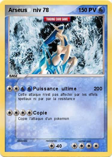 Pokemon Arseus    niv 78