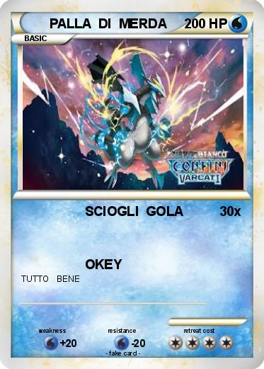 Pokemon PALLA  DI  MERDA