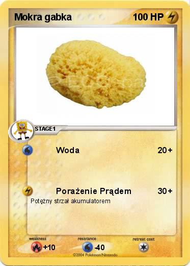 Pokemon Mokra gabka
