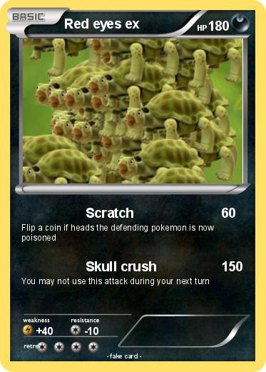 Pokemon Red eyes ex
