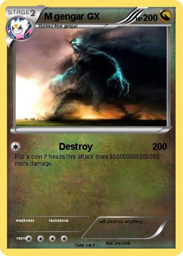 Pokemon M gengar GX