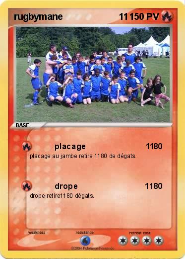 Pokemon rugbymane                      11                 