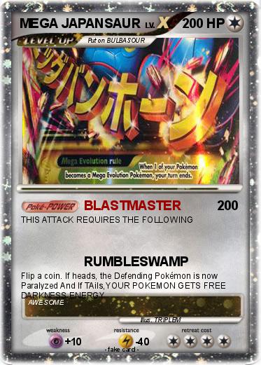 Pokemon MEGA JAPANSAUR
