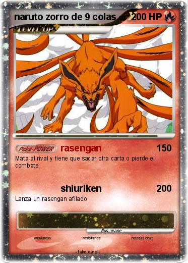 Pokemon naruto zorro de 9 colas