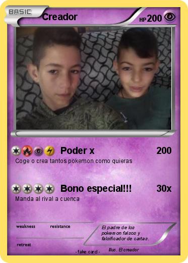 Pokemon Creador