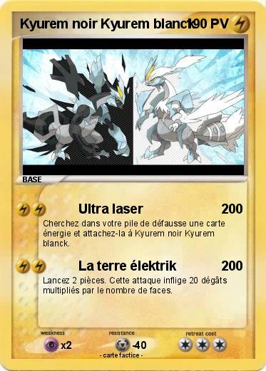 Pokemon Kyurem noir Kyurem blanck