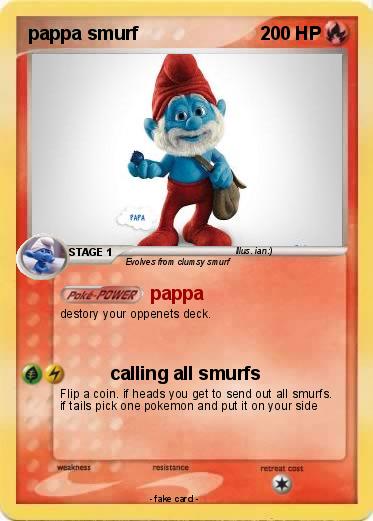 Pokemon pappa smurf