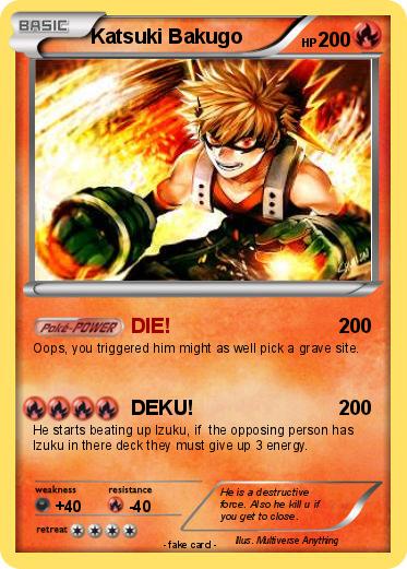 Pokemon Katsuki Bakugo