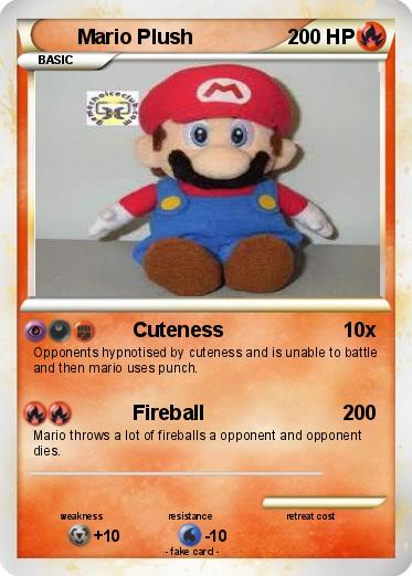 Pokemon Mario Plush