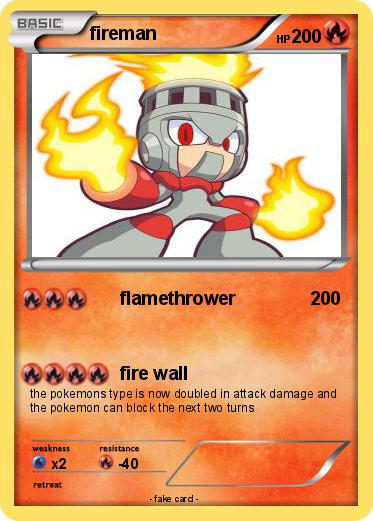 Pokemon fireman