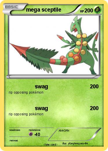 Pokemon mega sceptile