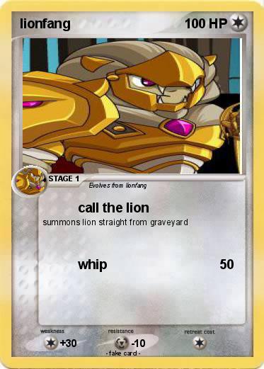 Pokemon lionfang