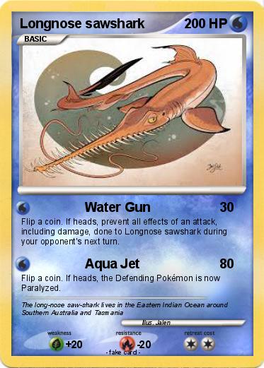 Pokemon Longnose sawshark