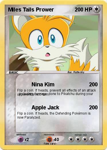 Pokemon Miles Tails Prower