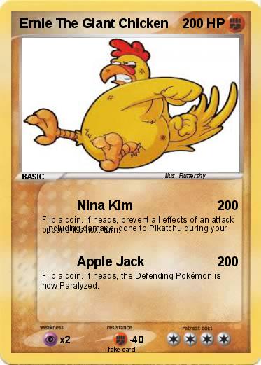 Pokemon Ernie The Giant Chicken