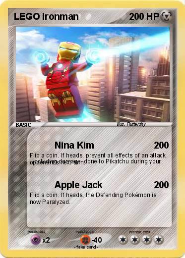 Pokemon LEGO Ironman