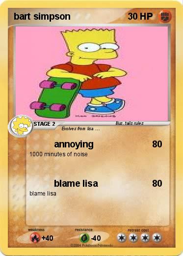Pokemon bart simpson